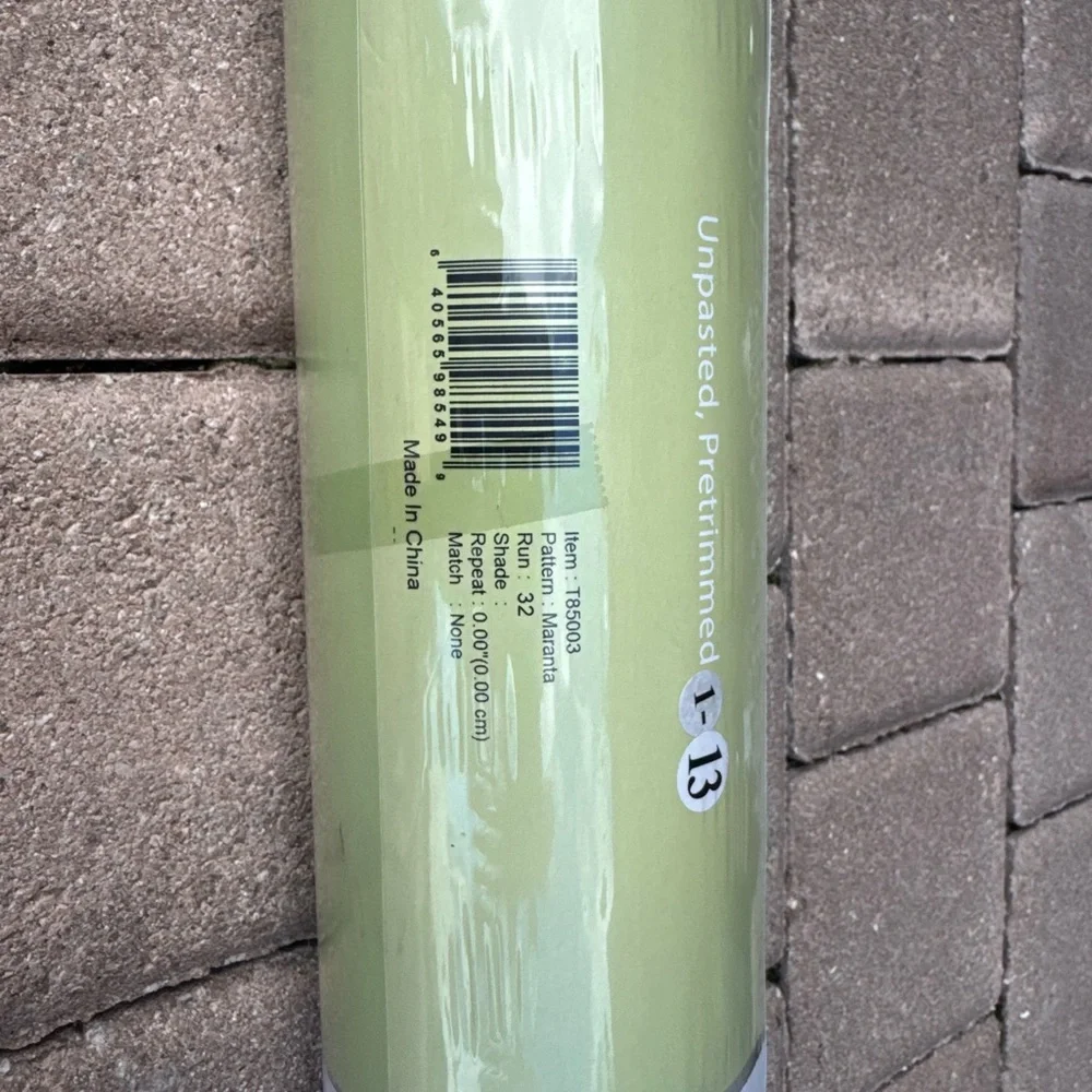 NWT THIBAUT Grasscloth Wallpaper T85003 Maranta Arrowroot 1 Double Roll Sealed